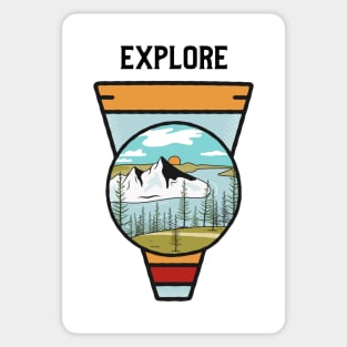 Explore Sticker